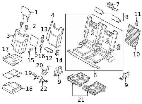 Third Row Seats for 2023 Land Rover Defender 90 #2