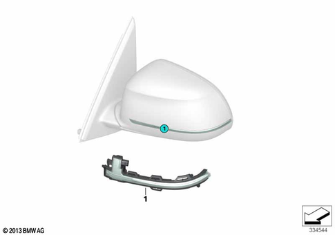 Turn Signals Front / Side for 2019 BMW X6 35iX #1