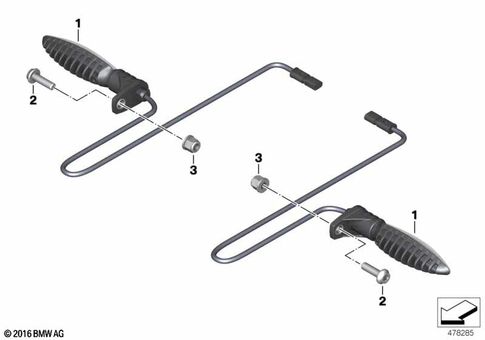 Turn Signals, Rear for 2018 BMW-Motorrad R nineT #1