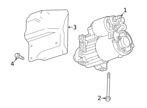 Starter for 2022 Chevrolet Camaro #0