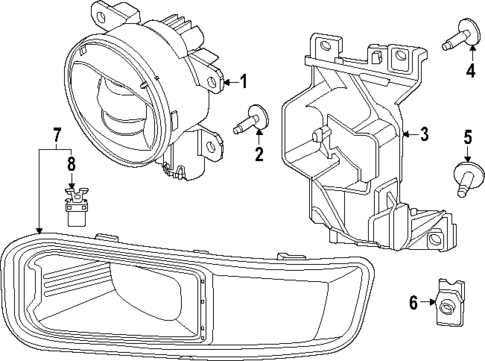 Fog Lamps for 2023 Ford F-250 Super Duty #1