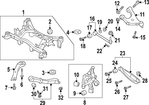Rear Suspension for 2022 Subaru WRX #0