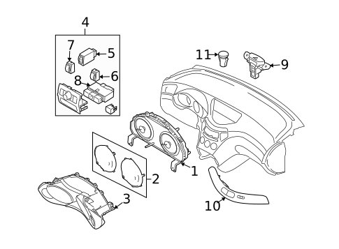 Automatic Temperature Controls for 2012 Subaru Tribeca #1