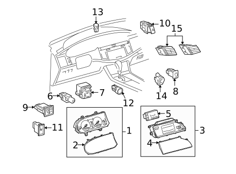 Automatic Temperature Controls for 2008 Toyota Avalon #0
