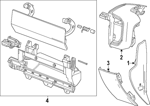 Instrument Panel Components for 2025 GMC Sierra 2500 HD #2