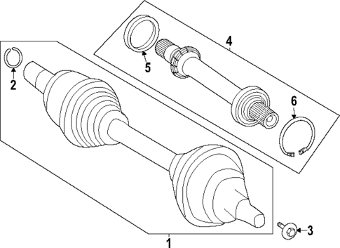 Drive Axles for 2025 Mercedes-Benz EQE SUV AMG® #0