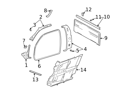 Interior Trim - Cab for 2006 Toyota Tundra #1