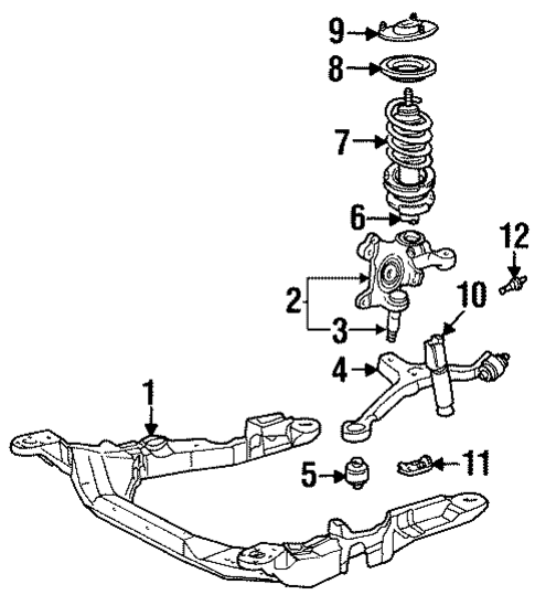Suspension Components for 1998 Ford Taurus #0