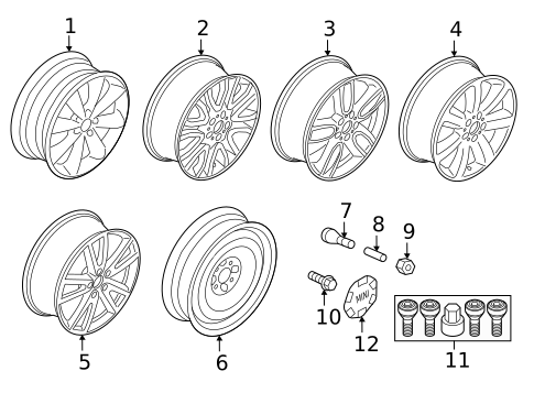 Wheels for 2020 Mini Cooper Clubman #0