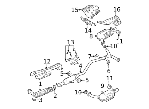 Exhaust Manifold for 2006 Mazda 6 #3