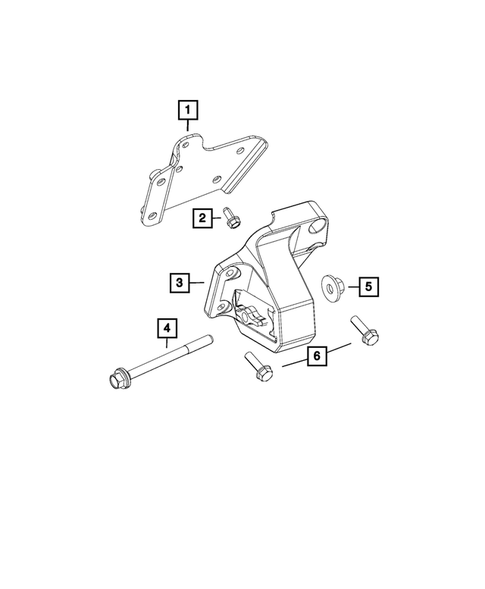 Engine Mounting for 2017 Ram 1500 #2
