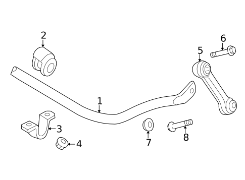 Stabilizer Bar & Components for 2013 Audi allroad #0