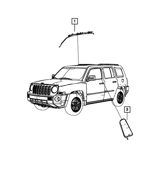 Air Bags for 2017 Jeep Patriot #1