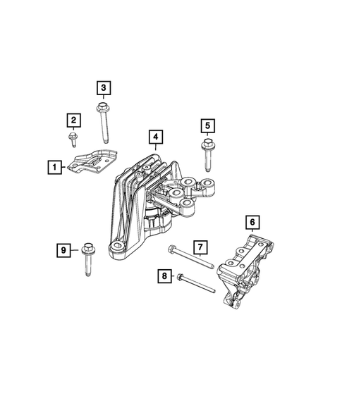 Engine Mounting for 2024 Chrysler Voyager #0