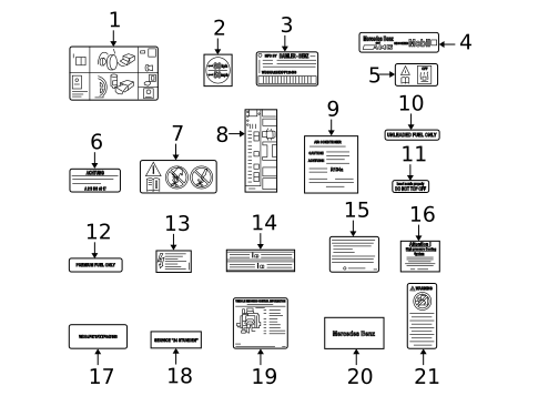 Labels for 2006 Mercedes-Benz CLS55 AMG #0
