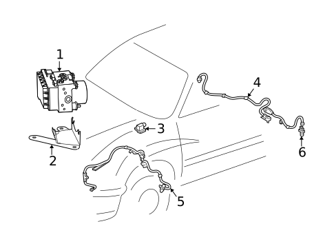 Anti-Lock Brakes for 2004 Toyota Tundra #0