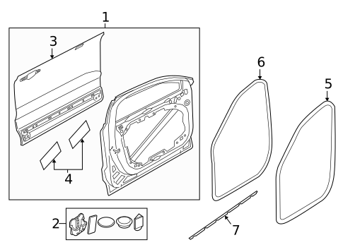 Door & Components for 2025 Volvo XC60 #0