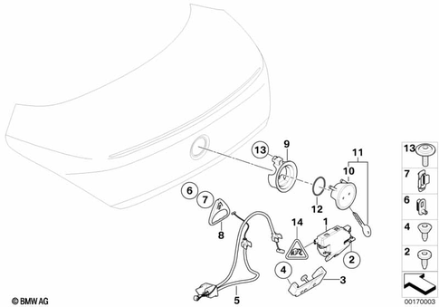 Trunk Lid for 2005 BMW 645Ci #0