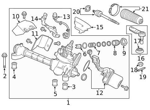 Steering Gear & Linkage for 2013 Honda CR-Z #0