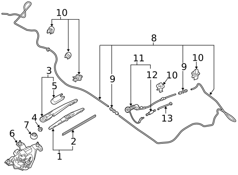 Wipers for 2020 Mitsubishi Eclipse Cross #1