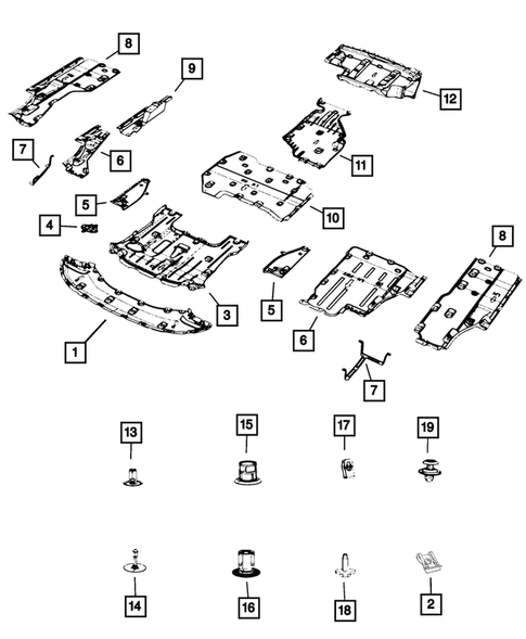 Under Body Protection for 2021 Chrysler Voyager #0