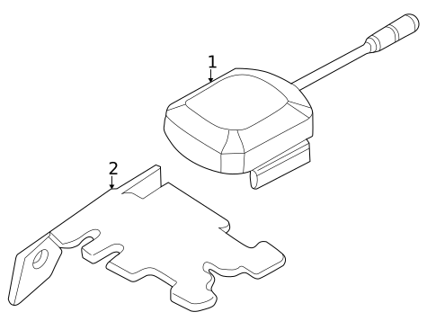 Antenna & Radio for 2000 BMW Z8 #2