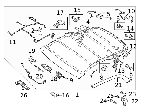 Frame & Components for 2023 Audi A5 Quattro #0