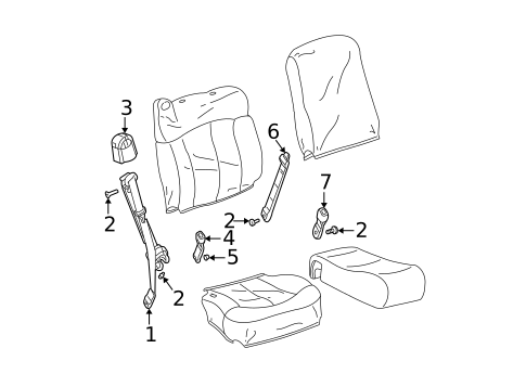 Front Seat Belts for 2007 Chevrolet Silverado 1500 Classic #0