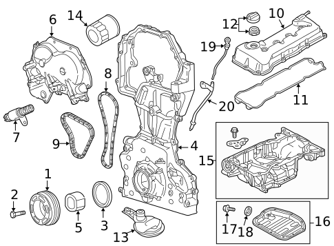 Valve Train Components for 2016 INFINITI QX60 #0