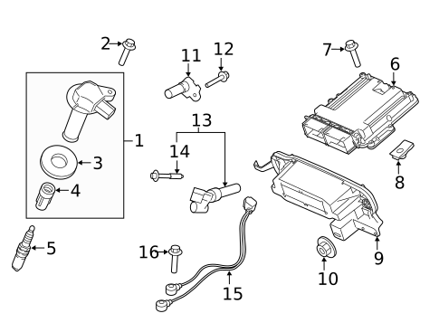 Ignition System for 2015 Ford F-150 #1