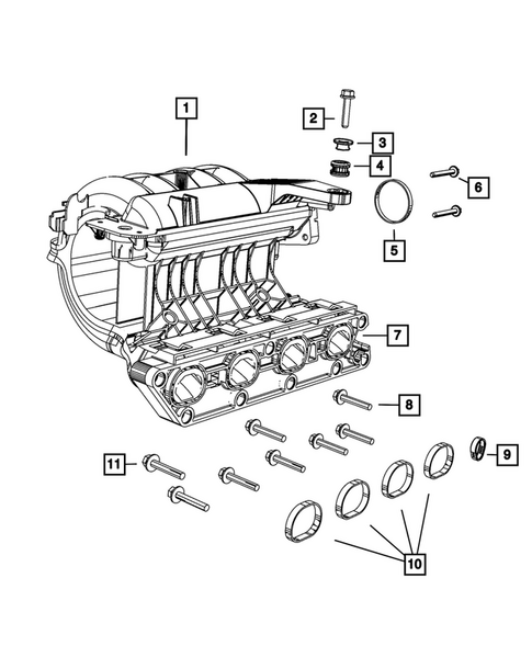 Manifolds and Vacuum Fittings for 2015 Fiat 500 #0