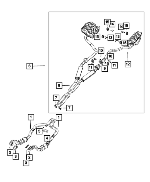 Exhaust System for 2020 Dodge Charger #0