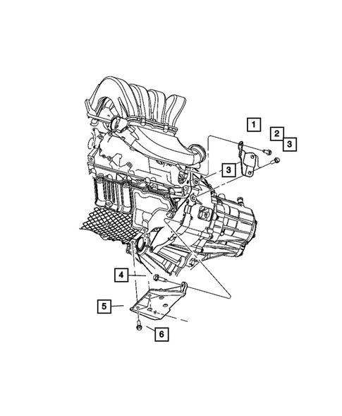 Engine Mounting for 2004 Dodge Neon #12