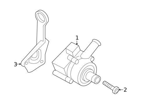 Water Pump for 2009 Audi Q7 #2