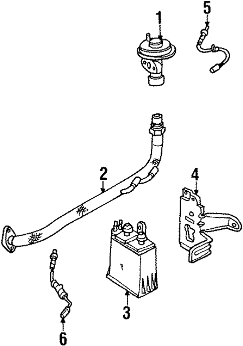 Emission Components for 1999 Mercury Tracer #0