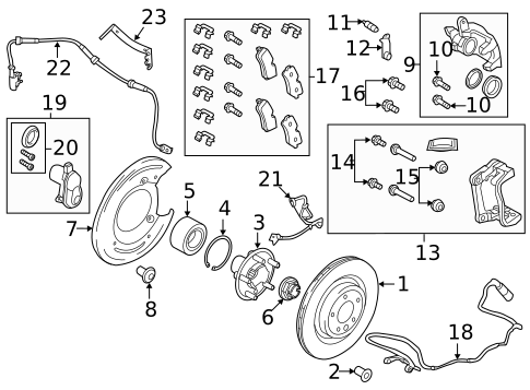 Rear Brakes for 2023 Land Rover Defender 90 #4