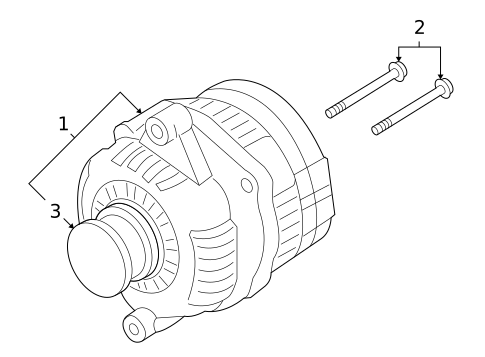 Alternator for 2009 Pontiac G3 #1
