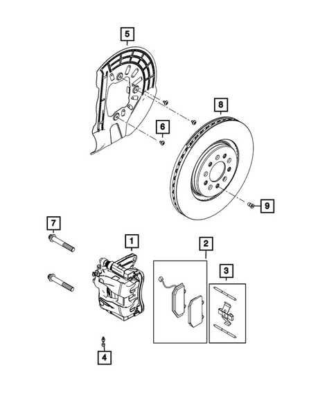 Front Brakes for 2024 Dodge Hornet #0