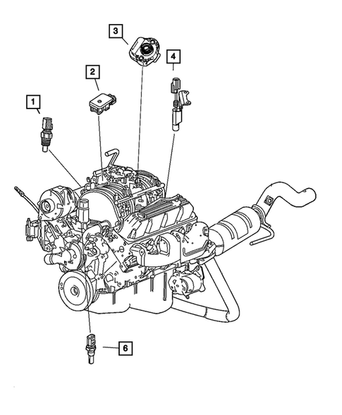 Sensors for 2004 Dodge Dakota #0