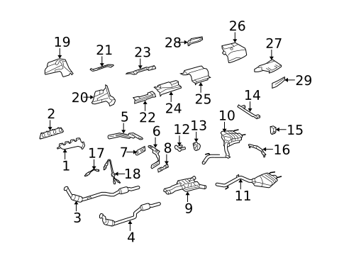 Exhaust Manifold for 2009 Mercedes-Benz S 550 #0
