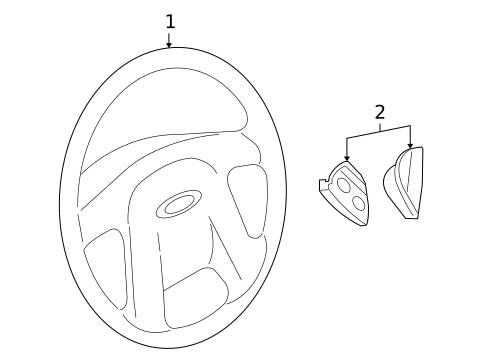 Air Bag Components for 2007 Ford Escape #3