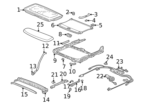 Sunroof for 1998 Honda Accord #0