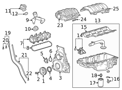 Engine Parts for 2019 Chevrolet Silverado 1500 #4