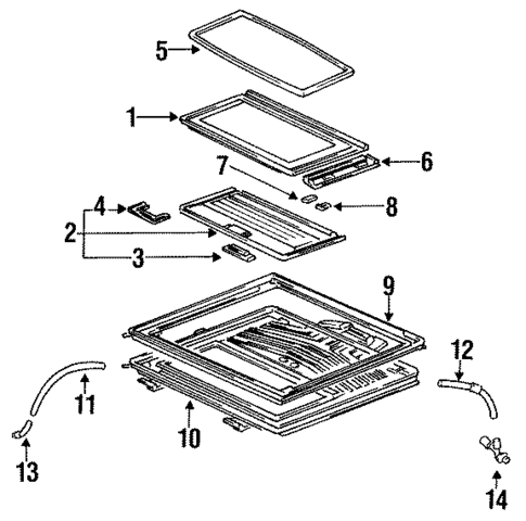 Sunroof for 1990 Honda Accord #3