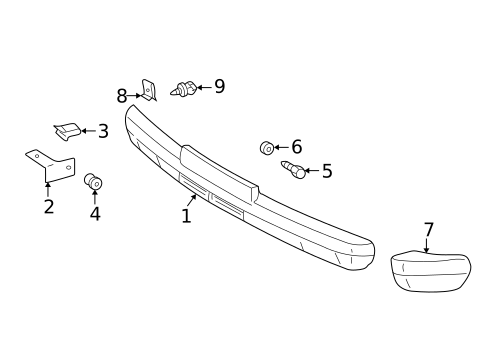 Bumper & Components - Front for 2010 Mercedes-Benz G550 #0
