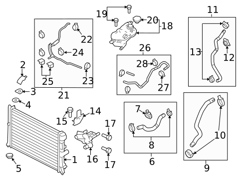 Radiator & Components for 2012 Mazda 6 #0