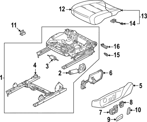 Front Seat Components for 2025 Volkswagen GTI #3