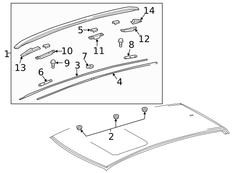 Roof Rack for 2020 Lexus NX300 #0