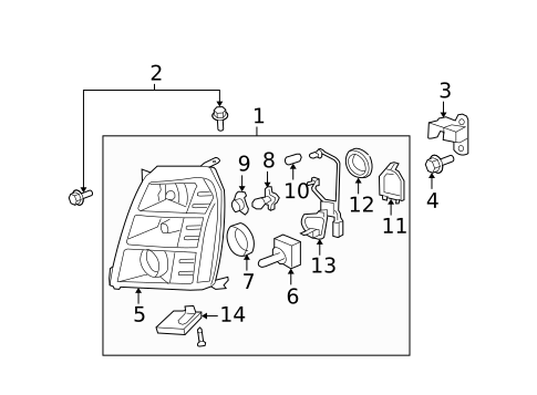 Bulbs - Chassis for 2011 Cadillac Escalade EXT #3
