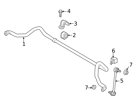 Stabilizer Bar & Components for 2020 Mazda CX-3 #0